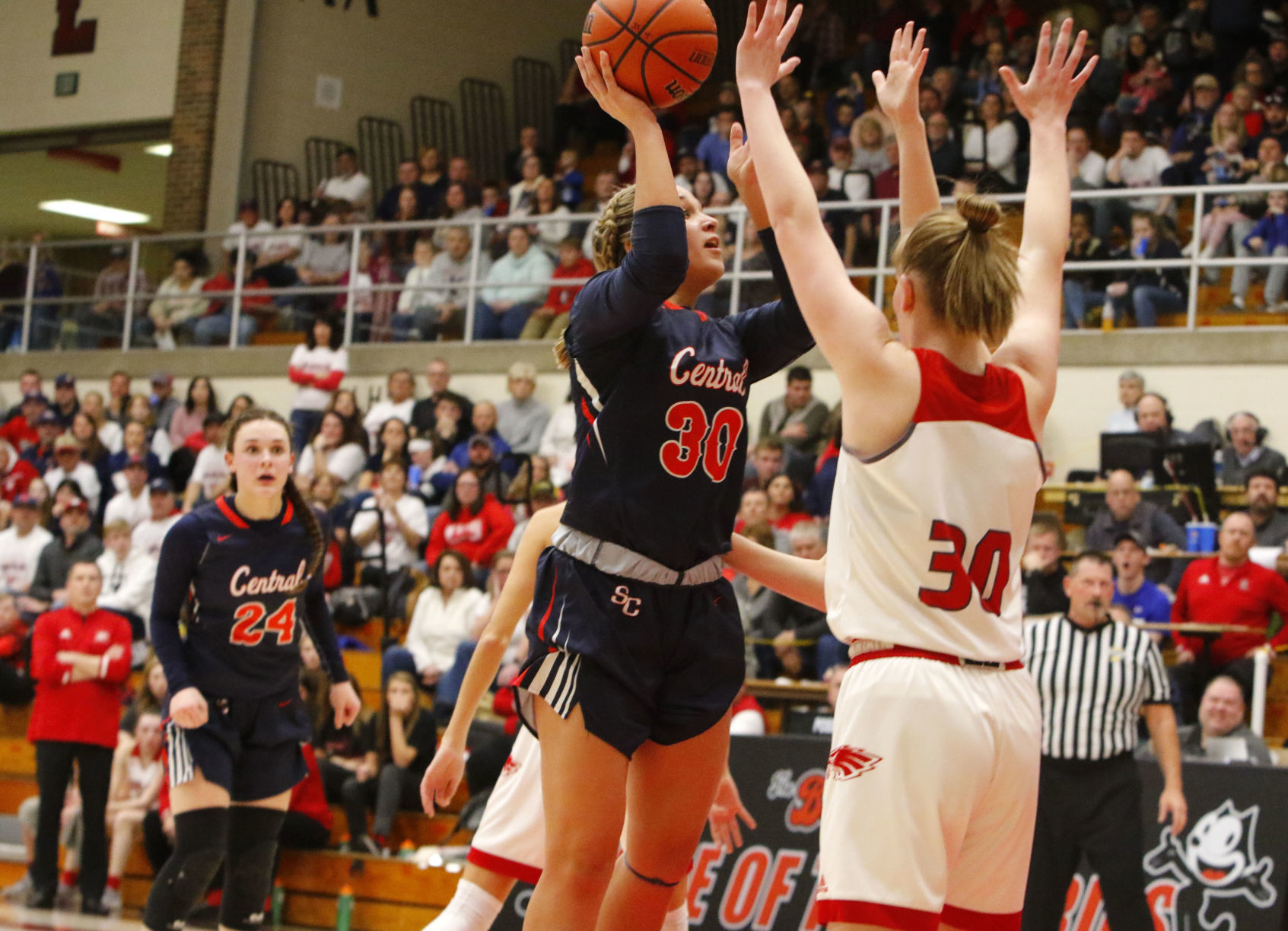 Gallery: 2A girls basketball semistate: South Central vs. Frankton